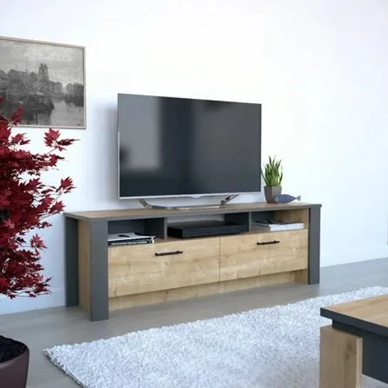 BOXED HALLEY TV STAND UP TO 65"