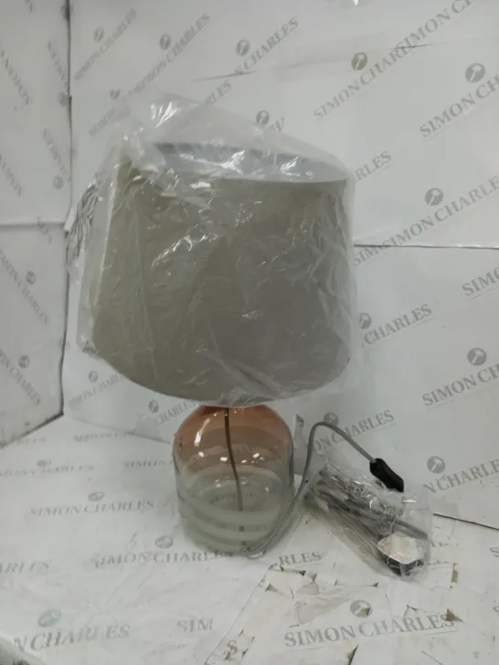 BOXED MICHELLE KEEGAN TULLIO NATURAL LAMP RRP £55