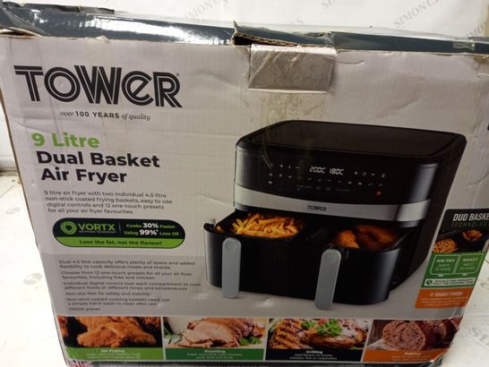 TOWER T17088 VORTX DUAL BASKET AIR FRYER