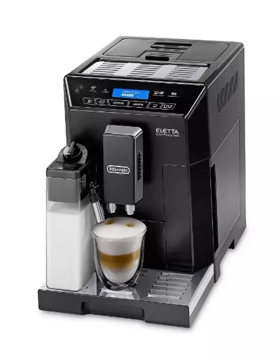 BOXED DELONGHI ELETTA CAPPUCCINO, AUTOMATIC BEAN TO CUP COFFEE MACHINE, WITH AUTO MILK,  ECAM44.660.B RRP £899.99