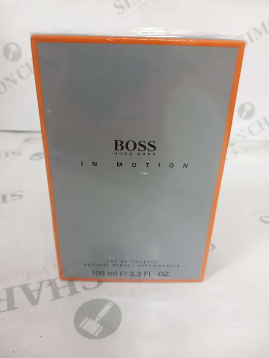 BOXED AND SEALED BOSS HUGO BOSS IN MOTION EAU DE TOILETTE 100ML