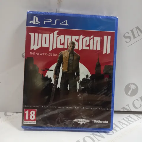 SEALED WOLFENSTEIN 2 FOR PS4