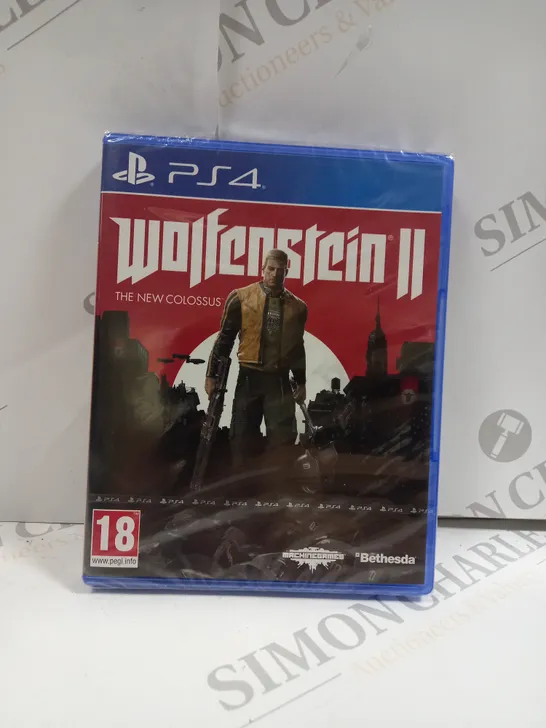 SEALED WOLFENSTEIN 2 FOR PS4