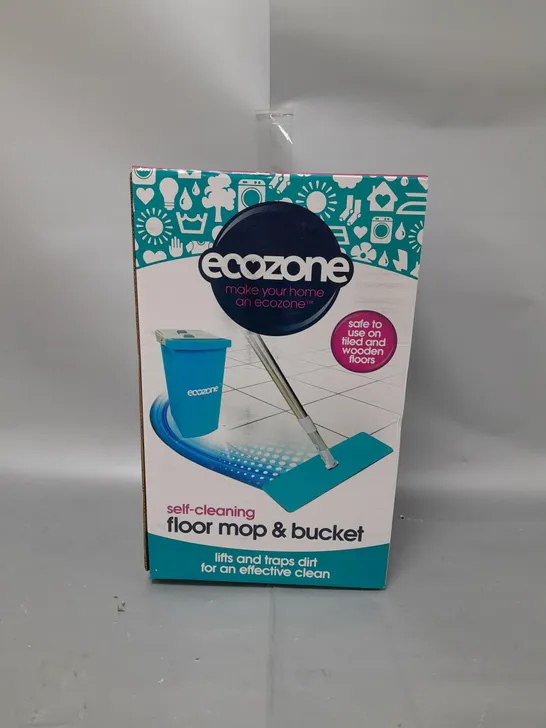 BOXED OUTLET ECOZONE SELF-CLEANING MOP & BUCKET