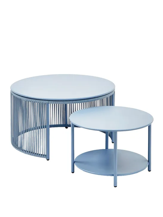 HAWAII NESTED TABLES GARDEN FURNITURE - COLLECTION ONLY RRP £129.99