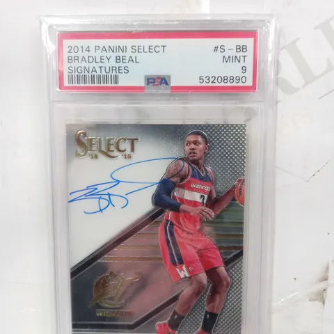 2014 PANINI SELECT FRAMED, GRADED, AND SIGNED TRADING CARD - BRADLEY BEAL