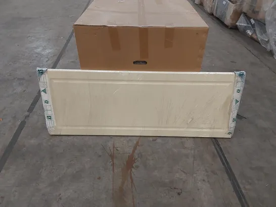 BAGGED 135cm DOUBLE SIZE WOODEN HEADBOARD - CREAM