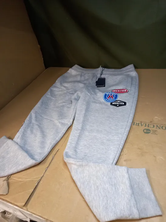 MERCIER PARIS BADGE FLEECE JOGGERS SIZE XL