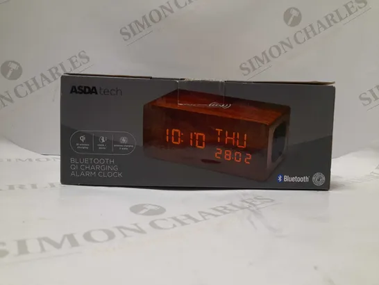 TECH BLUETOOTH QI CHARGING ALARM CLOCK