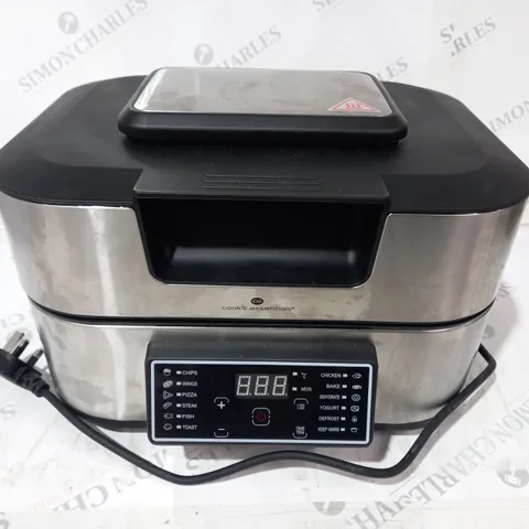 BOXED COOK'S ESSENTIALS GRILL & AIRFRYER 5.5L