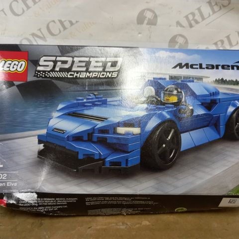 BOXED LEGO SPEED CHAMPIONS MCLAREN ELVA SET (76902)