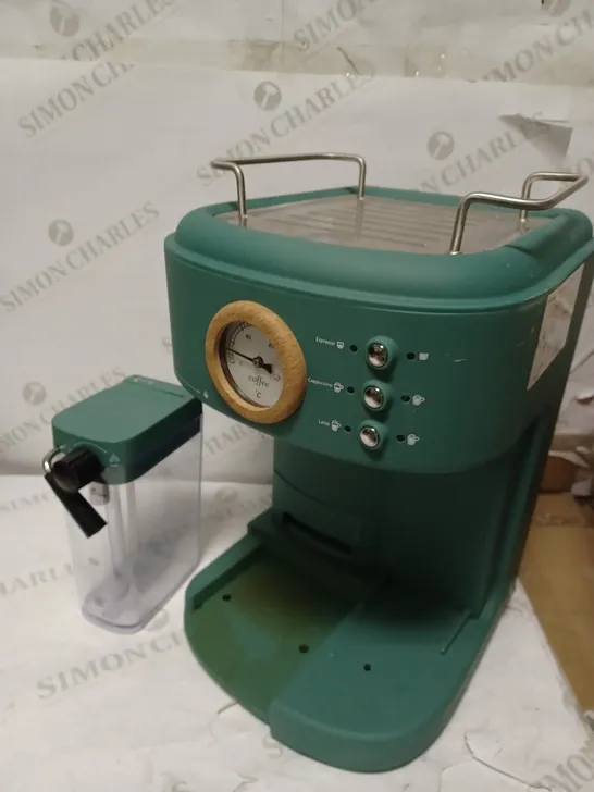 SWAN NORDIC ONE TOUCH ESPRESSO MACHINE - PINE GREEN