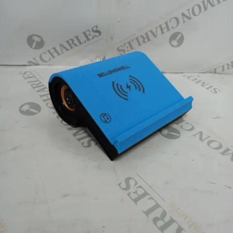 B&H BLUE WIRELESS CHARGER AND SPEAKER