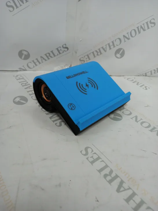 B&H BLUE WIRELESS CHARGER AND SPEAKER