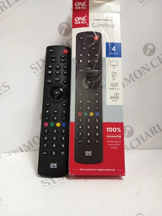 BOXED ONE FOR ALL CONTOUR UNIVERSAL REMOTE 