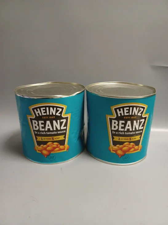 2 X HEINZ BEANZ - 2 X 2.62KG