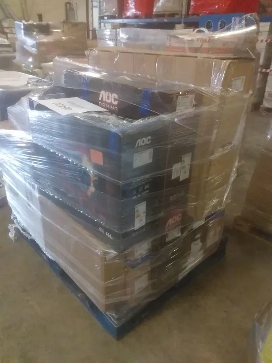 PALLET OF APPROXIMATELY 27 ASSORTED MONITORS INCLUDING 