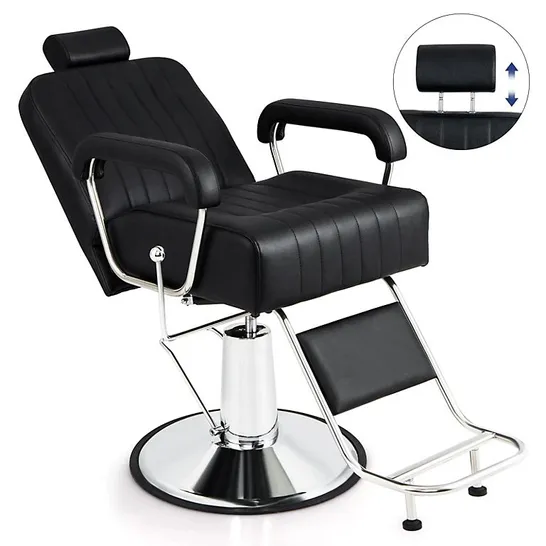 BOXED COSTWAY HYDRAULIC BARBER CHAIR SALON CHAIR FOR HAIRDRESSER WITH 360 DEGREE ROTATION