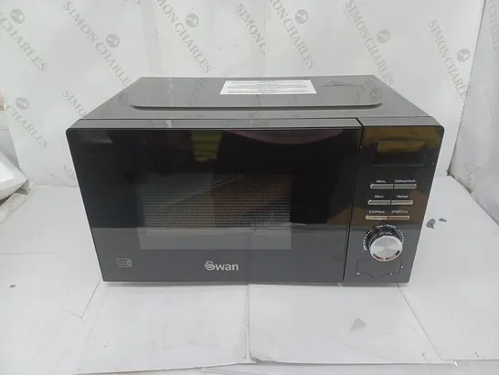 BOXED SWAN 20L 700W DIGITAL MICROWAVE IN BLACK / COLLECTION ONLY  RRP £64