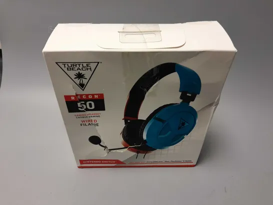 BOXED TURTLE BEACH RECON 50 HEADSET (NINTENDO SWITCH)