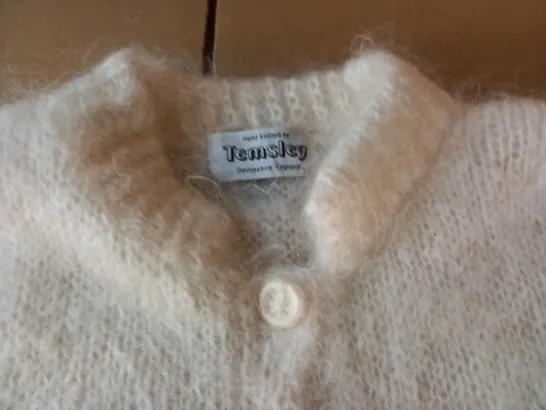 TEMSLEY HAND KNITTED CARDIGAN - SIZE UNSPECIFIED