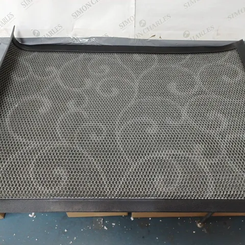 LARGE DOOR MAT GREY SCROLL