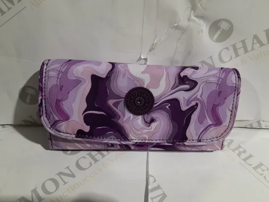 KIPLING MONEYLAND PURSE - SWIRL PURPLE