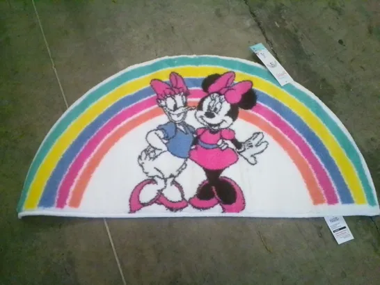 CASE OF 10 GEORGE HOME DISNEY BABY MINNIE MOUSE HALFMOON RUGS