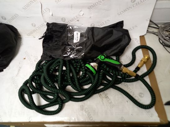 BLACK/GREEN EXTENDABLE HOSE