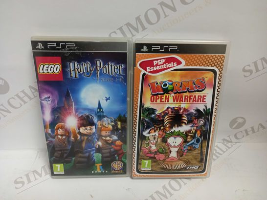 PSP GAMES LEGO HARRY POTTER AND WORMS OPEN WARFARE (WORMS - CASE ONLY) 