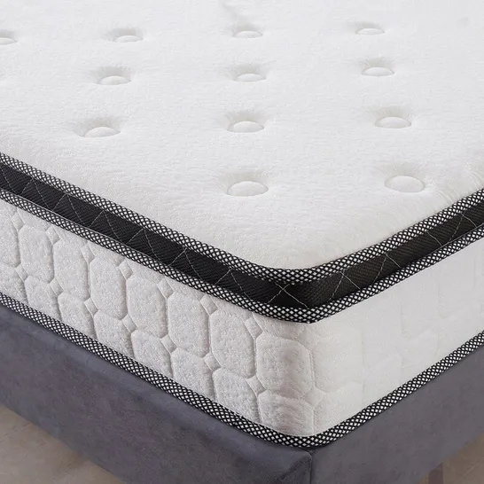 BOXED CALTHROPE PILLOW-TOP POCKET SPRUNG MATTRESS 4'6"