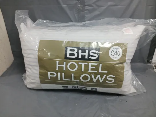 BHS HOTEL PILLOWS X2