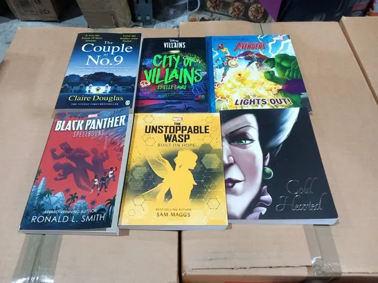 LARGE QUANTITY OF ASSORTED BOOKS TO INCLUDE; MARVEL, DISNEY AND THE COUPLE AT NO.9