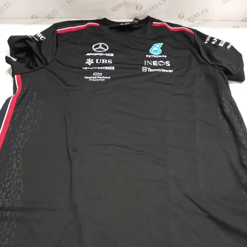 MERCEDES AMG F1 TEAM T-SHIRT IN BLACK - XXXL