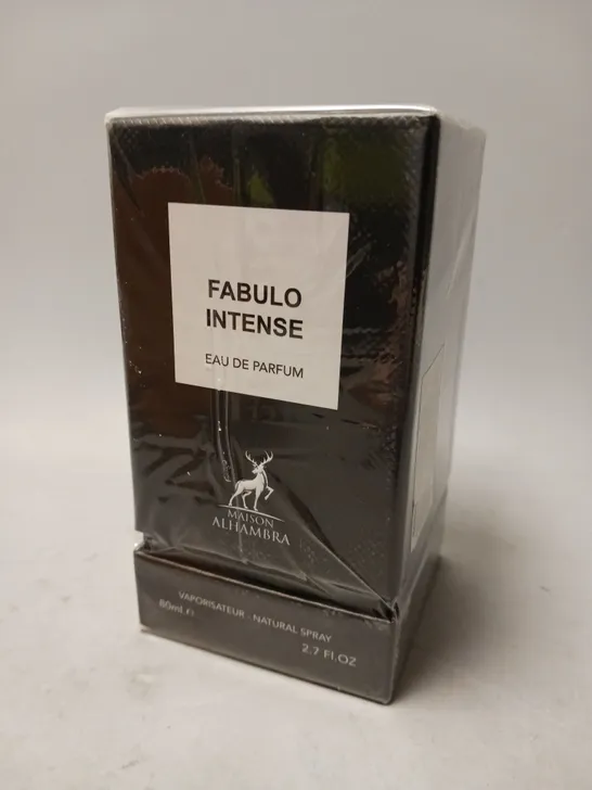 BOXED AND SEALED FABULO INTENSE EAU DE PARFUM MAISON ALHAMBRA 80ML