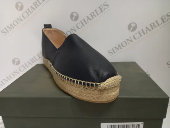 BOXED HOBBS ALICIA ESPADRILLE IN NAVY - SIZE 8