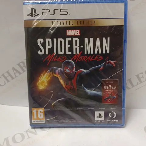 SEALED MARVEL SPIDERMAN MILES MORALES ULTIMATE EDITION (PS5)