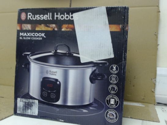 RUSSELL HOBBS MAXICOOK 6L SLOW COOKER