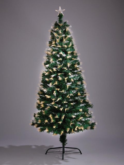 BOXED 6FT MULTIFUNCTION FIBRE OPTIC CHRISTMAS TREE RRP &pound;124.99