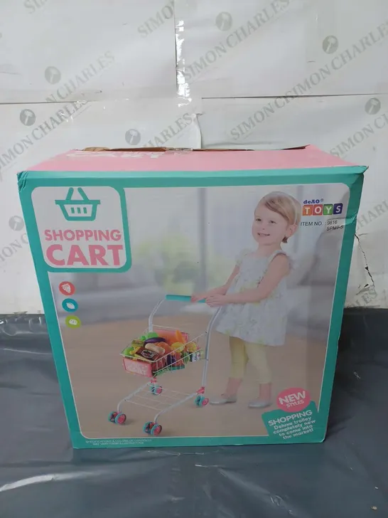 BOXED SHOPPING CART TOY