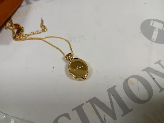 BOXED MISSOMA GOLD LOCKET NECKLACE - M.925 STAMP