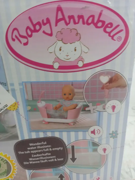 BABY ANNABELL LET'S PLAY BATH TIME RRP £34.99