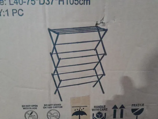 BOXED EXTENDABLE STEEL DRYING RACK 