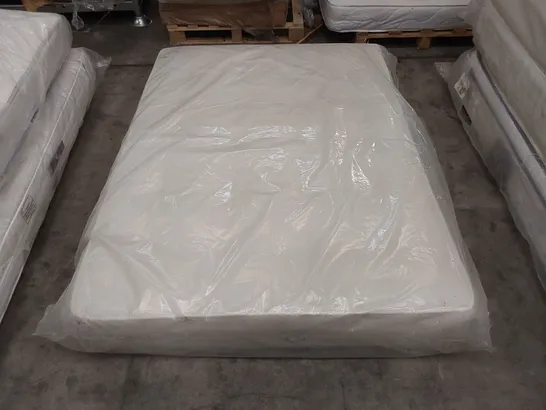 QUALITY BAGGED TRIVOLI 4'6" DOUBLE SIZE OPEN COIL MATTRESS 