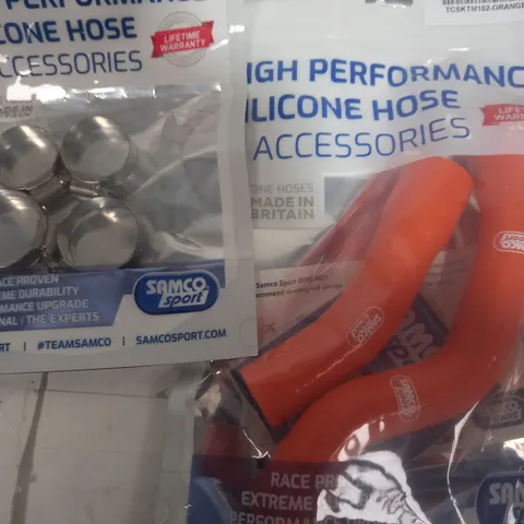 LOT OF 2 HIGH PERFORMANCE SILICONE HOSE AND ACCESSORIES 