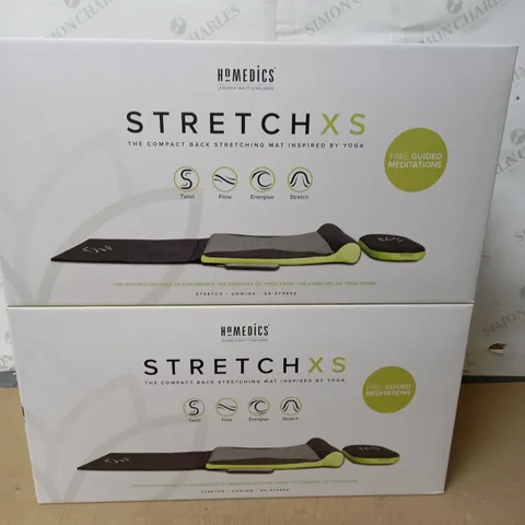 LOT OF 2 BOXED AS NEW HOMEDICS STRETC XS BACK STRETCHING MATS