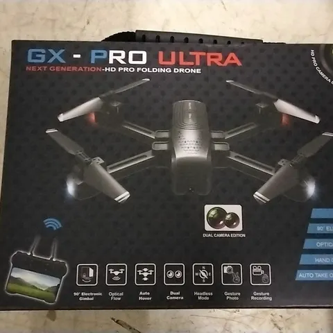 GX-PRO ULTRA DRONE + CASE HD CAMERA