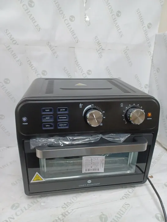 BOXED COOK'S ESSENTIAL 21-LITRE AIRFRYER OVEN IN BLACK