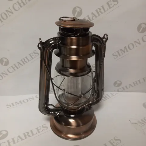 YAKII OUTDOOR COPPER LED HURRICANE LANTERN 