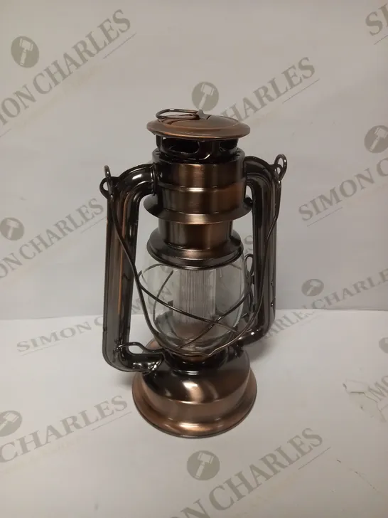 YAKII OUTDOOR COPPER LED HURRICANE LANTERN 